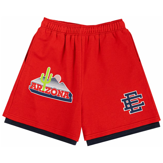 Eric Emanuel EE Double Layer Arizona Short Red/Navy