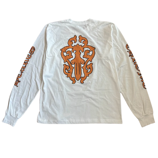 Chrome Hearts Dagger Pocket Long-Sleeve Tee 'White'