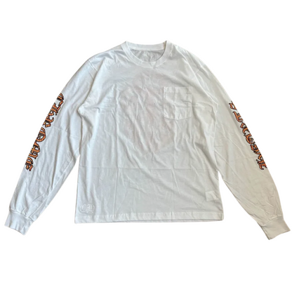 Chrome Hearts Dagger Pocket Long-Sleeve Tee 'White'
