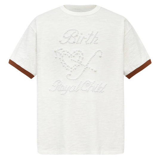 Birth of Royal Child Pearl Patchwork Tee