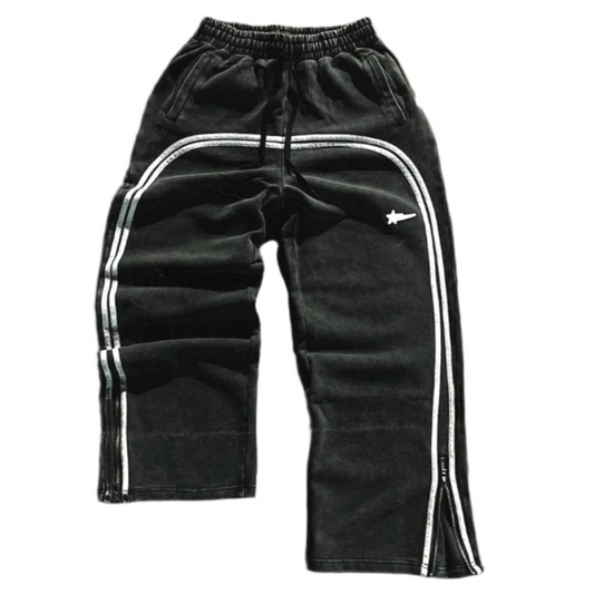 Free Viral US Dirty Black Sweatpants
