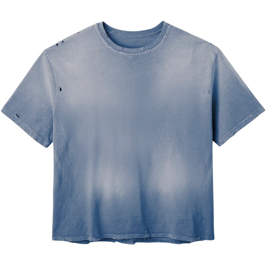 GV Gallery Raspberry Hills Distressed Blank Blue Tee