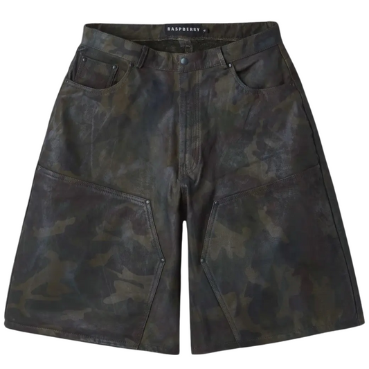GV Gallery Raspberry Hills Leather Carpenter Shorts Camo
