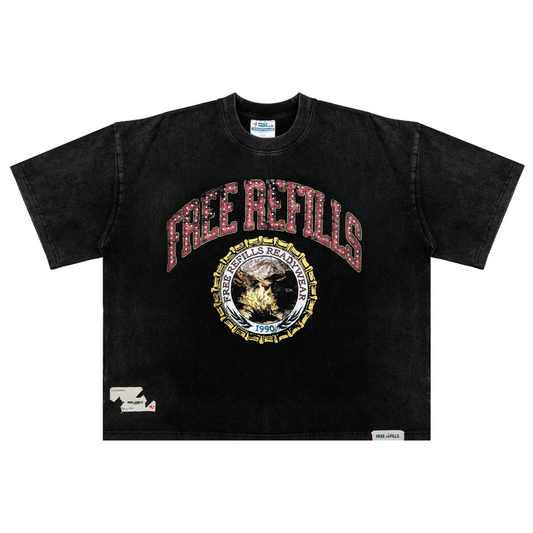 Free ReFills University Tee Vintage Black