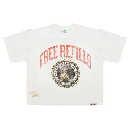 Free ReFills University Tee Vintage White