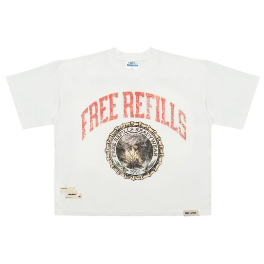 Free ReFills University Tee Vintage White