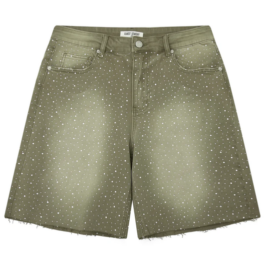 Almost Someday Cosmo Jorts Olive