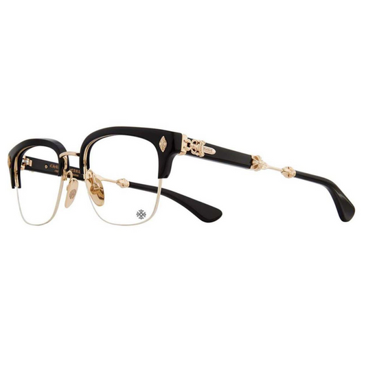Chrome Hearts Evagilist Glasses Frame Brown/Gold