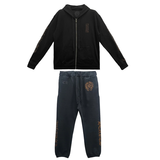 Chrome Hearts Brown Glitter 1988 Sweatsuit