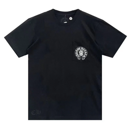 Chrome Hearts American Flag Horseshoe Logo Tee