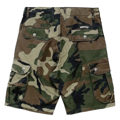 Chrome Hearts Camouflage Ripstop Cargo Shorts