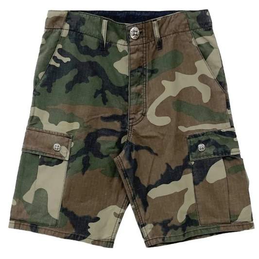 Chrome Hearts Camouflage Ripstop Cargo Shorts