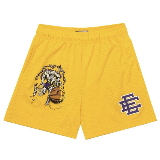 Eric Emanuel x Warren Lotas Basic Short Yellow