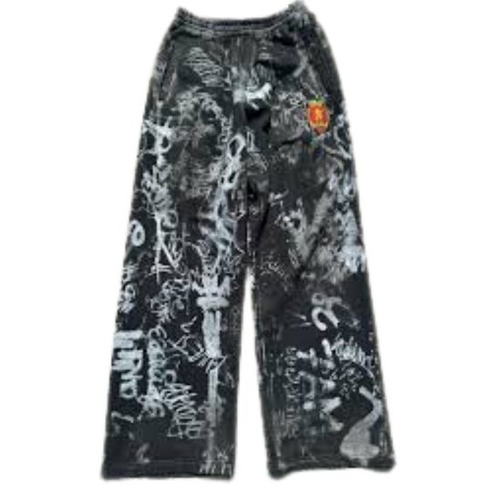 Balenciaga Mud Show Skater Graffiti Sweatpants