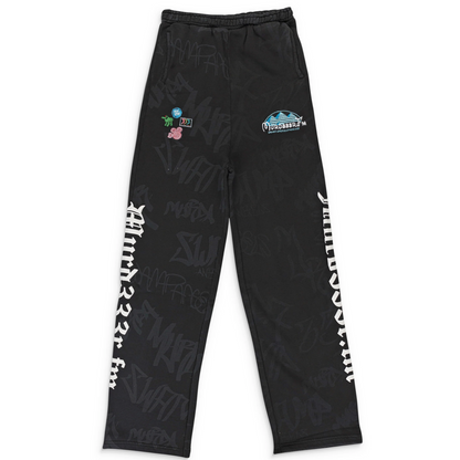 Murd333r.FM DISN333 Sweatpants Black