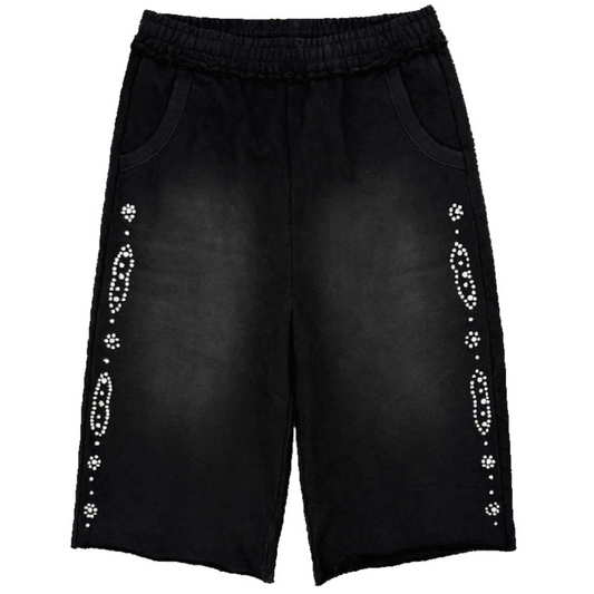 Greater Days Baggy Crystal Sweatshorts