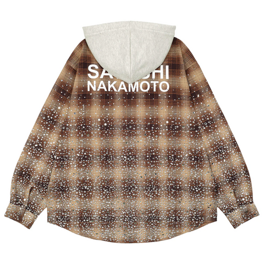 Satoshi Nakamoto Other Scenes Shattered Glass Hoodie