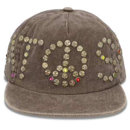 Satoshi Nakamoto Studded Wrap Around Hat