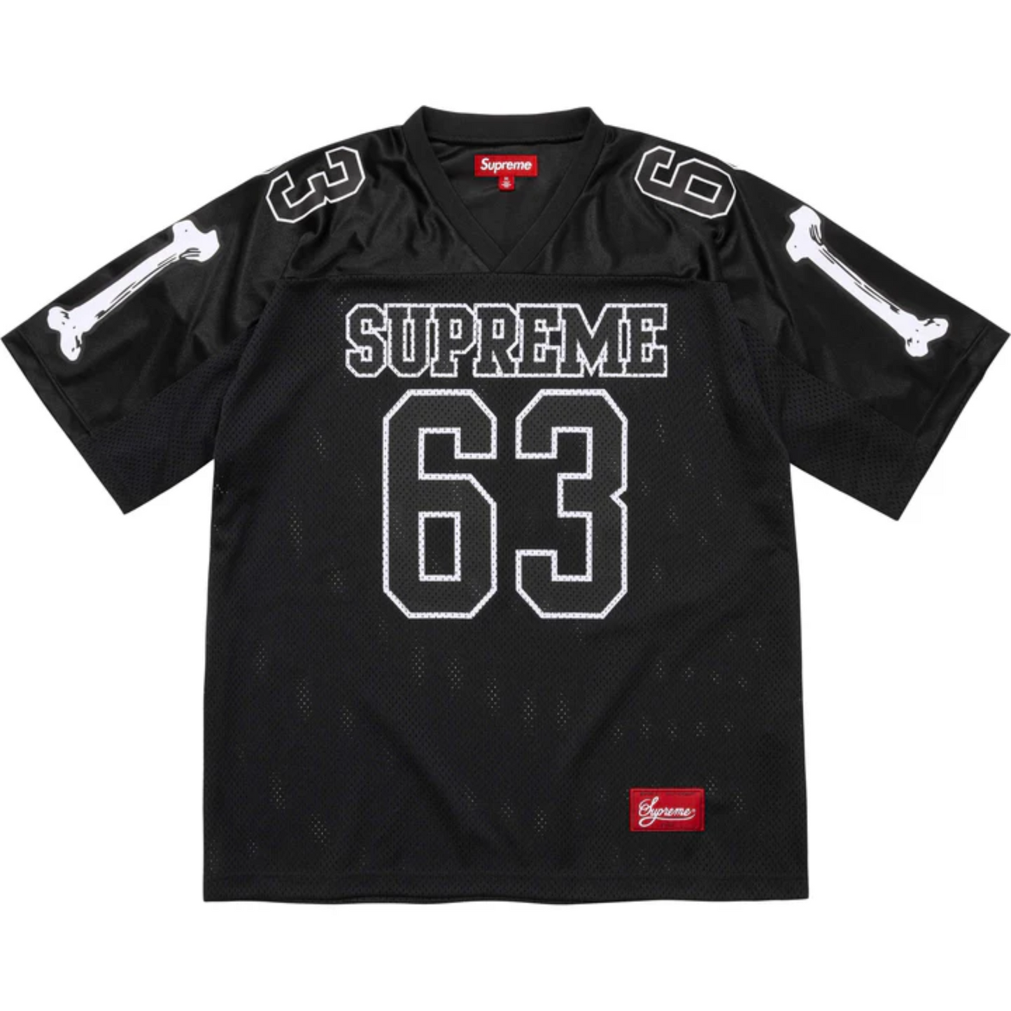 Supreme Bones Football Jersey Black