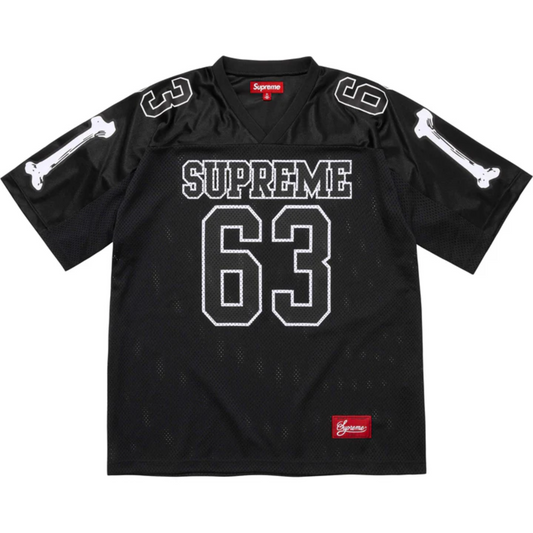 Supreme Bones Football Jersey Black