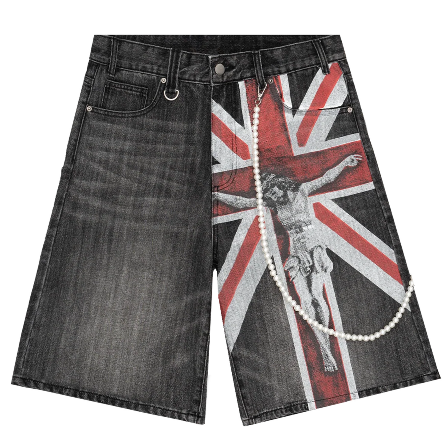 Bravest Studios Black Union Jorts