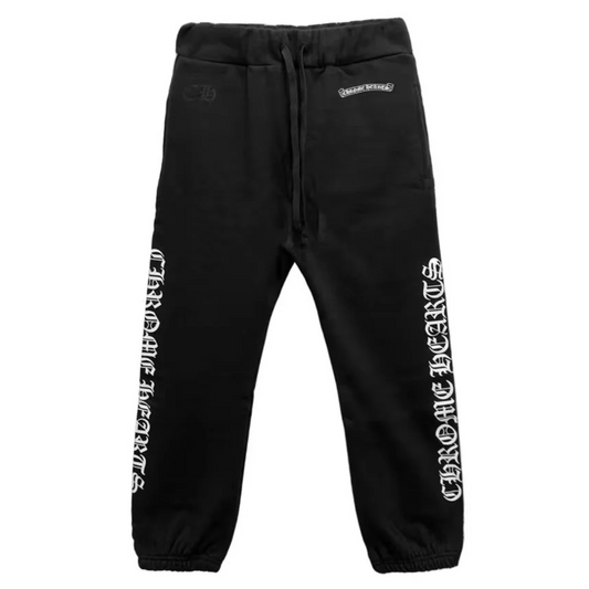 Chrome Hearts Side Rune Scroll Logo Sweatpants
