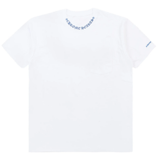 Chrome Hearts Neck Letters Logo Tee White