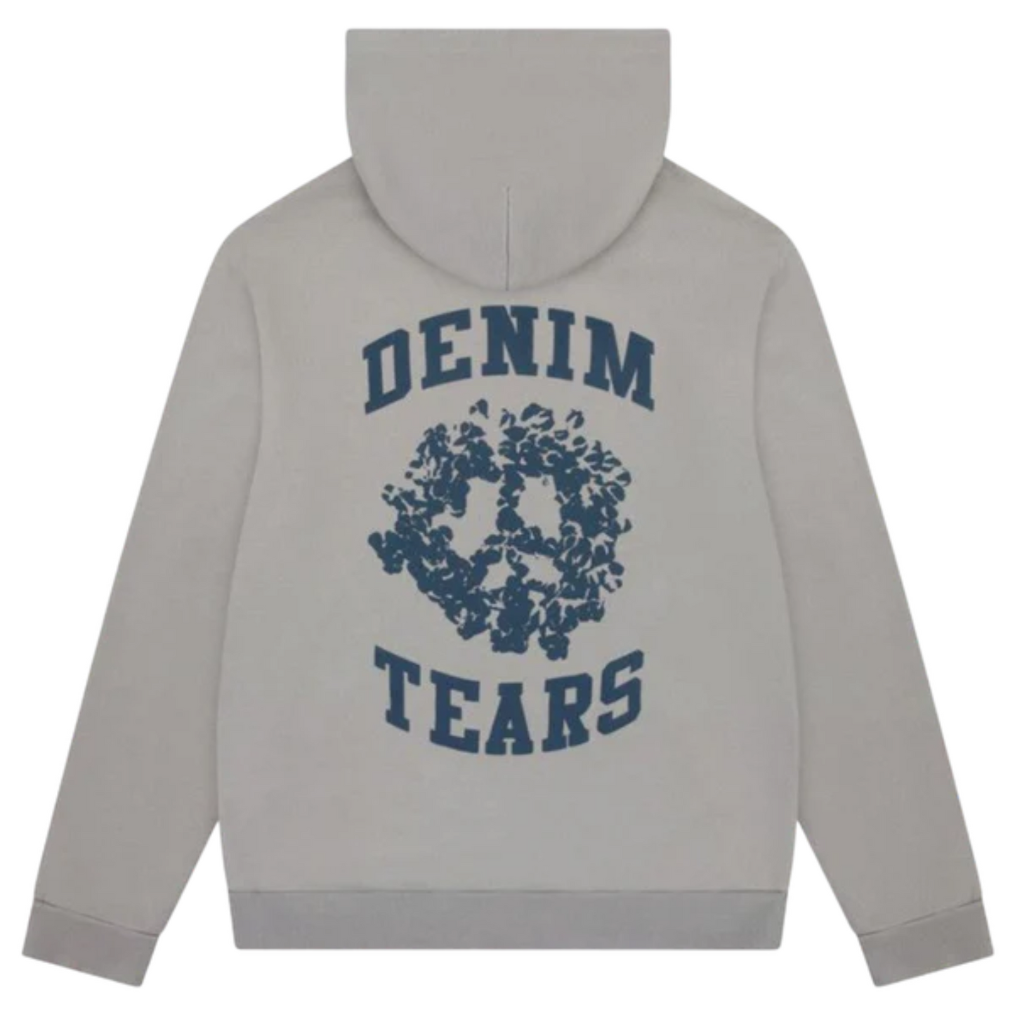 Denim Tears University Grey Zip-Up Hoodie