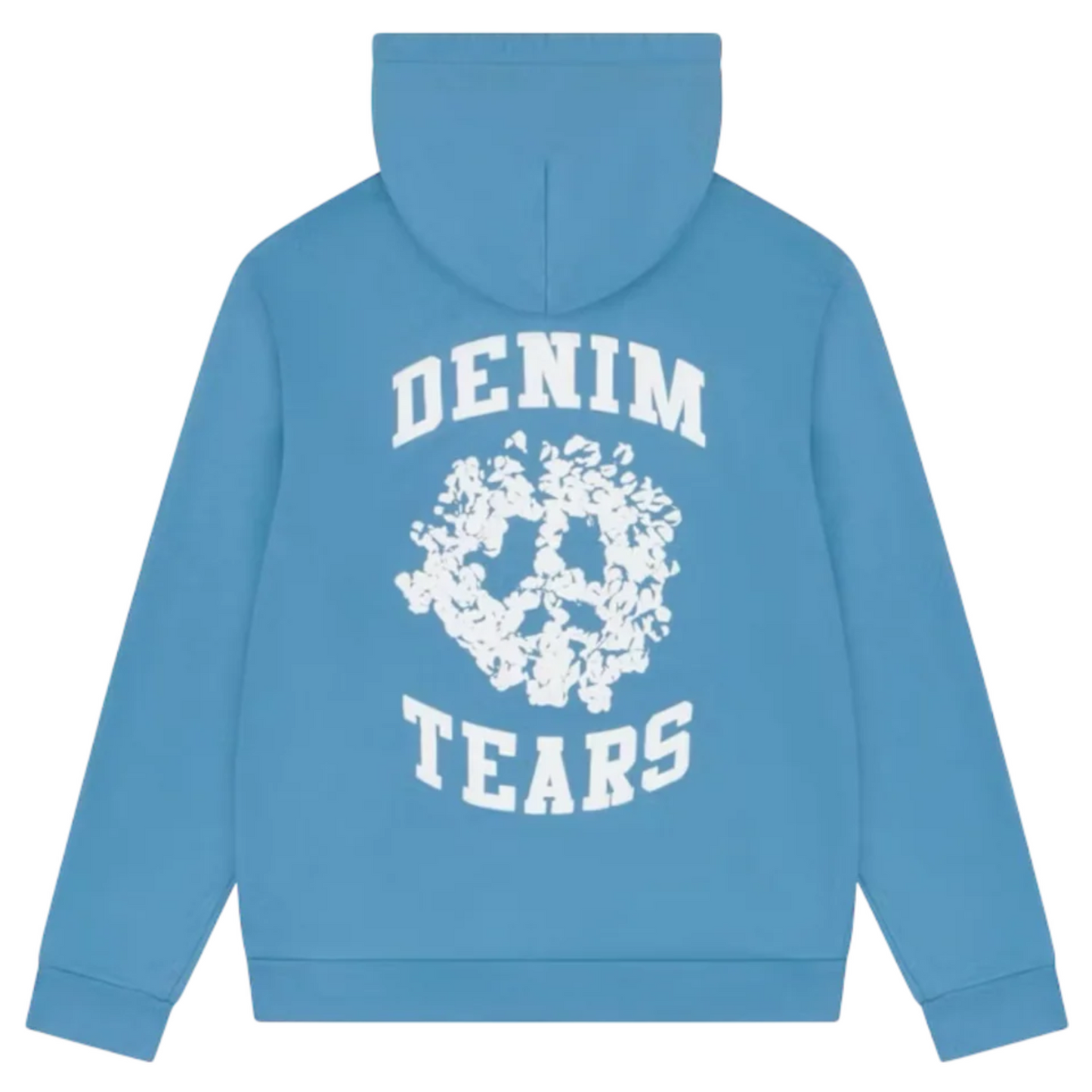 Denim Tears University Blue Zip-Up Hoodie