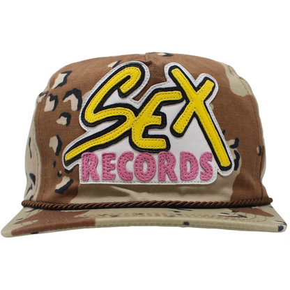 Chrome Hearts Matty Boy Sex Records 5 Panel Hat Chocolate Chip Camo
