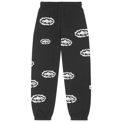 Denim Tears x Corteiz Cotton Wreath Sweatsuit Black