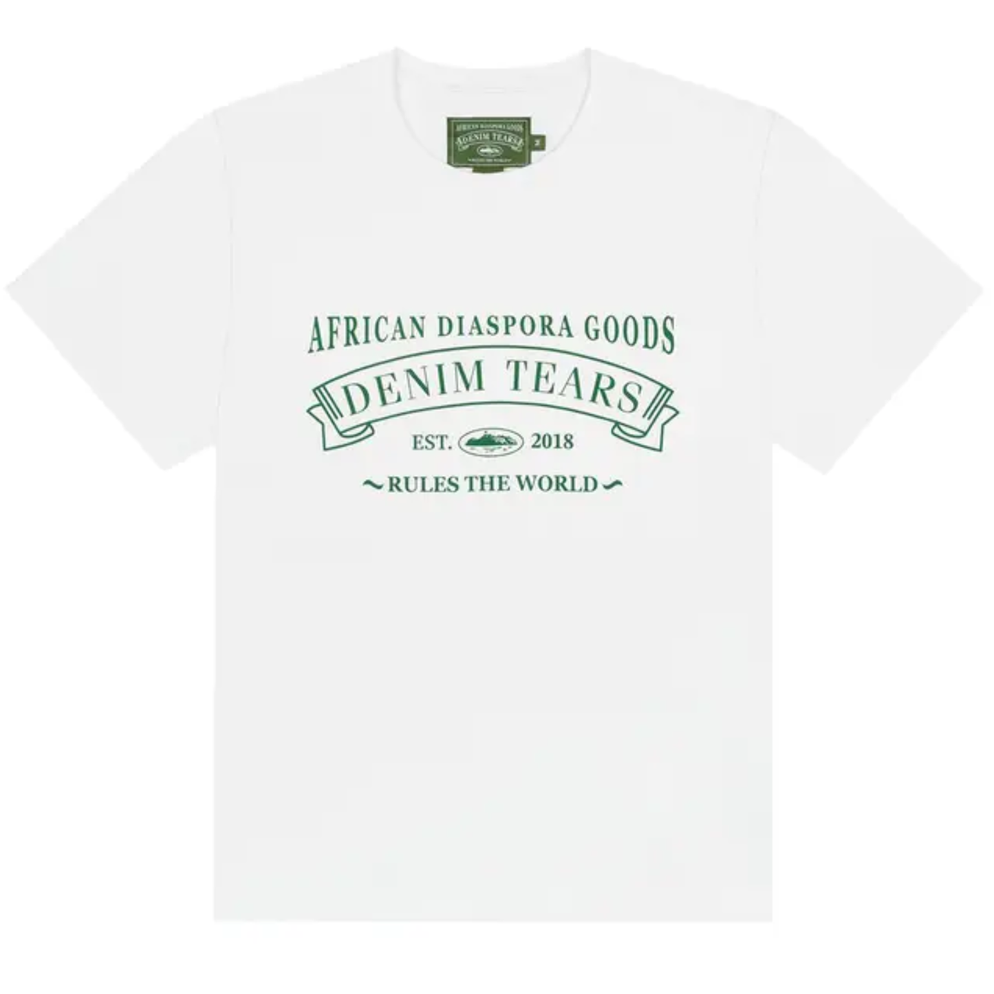 Denim Tears x Corteiz ADG Tee 'White'