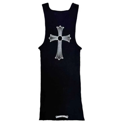 Chrome Hearts Cross T-Bar Rib Tank Top