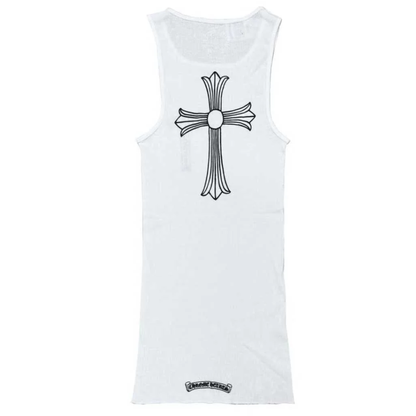 Chrome Hearts Cross T-Bar Rib Tank Top