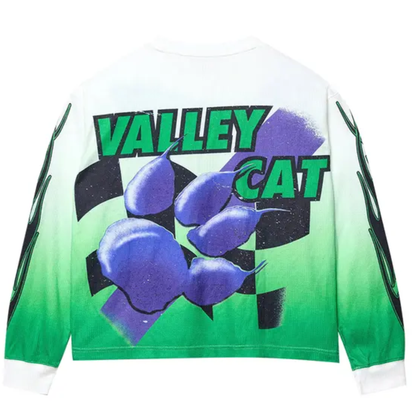 Vale Forever Valley Cat Thermal 'White/Green'