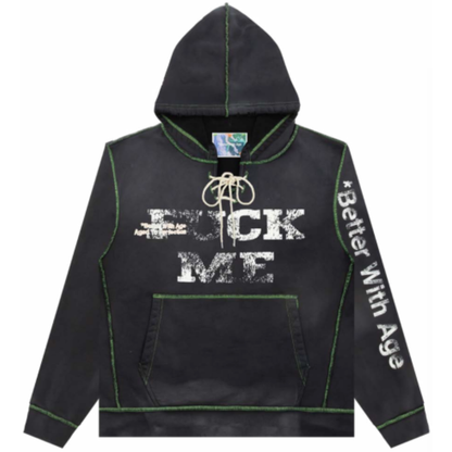 Better With Age Fuck Sweatsuit Faded Black