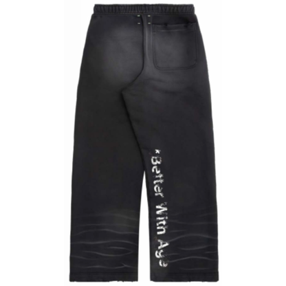 Better With Age Fuck Sweatsuit Faded Black