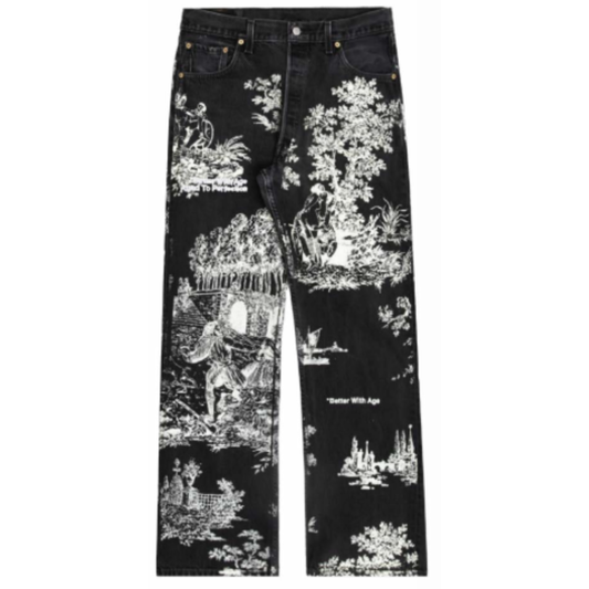 Better With Age Teresa Denim Trouser Black