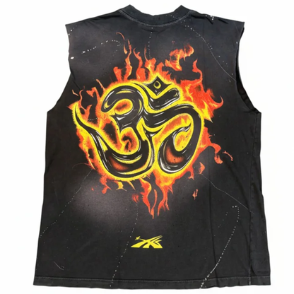 Hellstar Inner Peace Fire Sleeveless Tee 'Black'