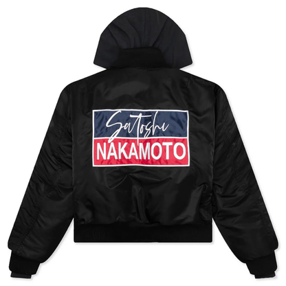 Satoshi Nakamoto Off Road Bomber Black