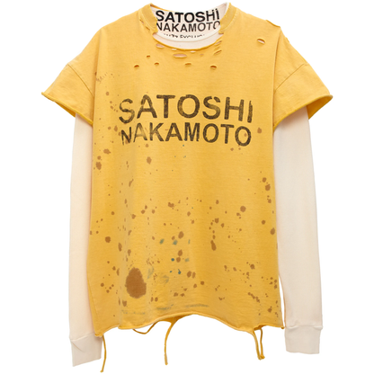 Satoshi Nakamoto Luke T-Shirt Thermal Yellow