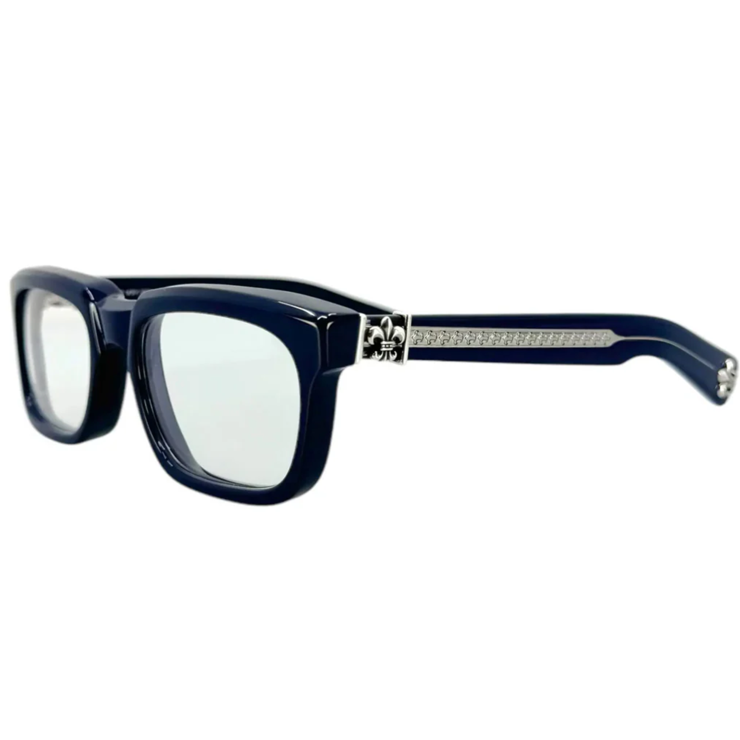 Chrome Hearts See You In Tea Navy/Silver Glasses