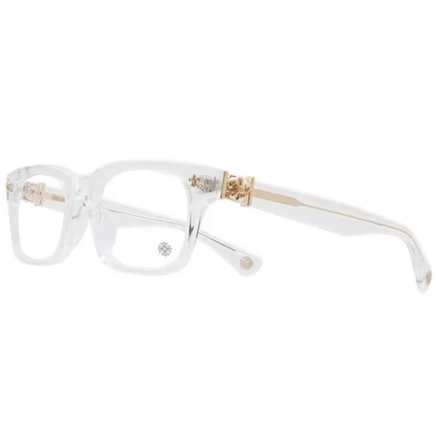 Chrome Hearts GITTIN ANY? Crystal/Gold Glasses