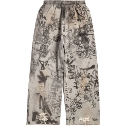 Balenciaga Mud Show Skater Graffiti Sweatpants