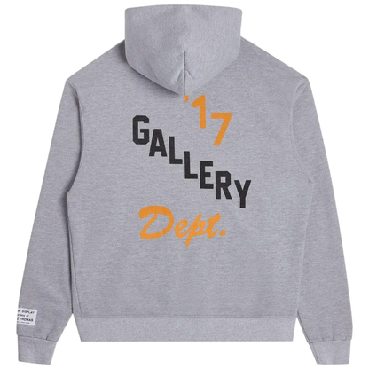 Gallery Dept. Boxing Merch Zip Hoodie Heather Grey