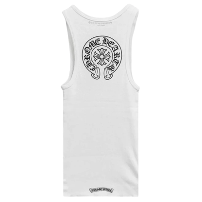 Chrome Hearts Horseshoe Tank Top White