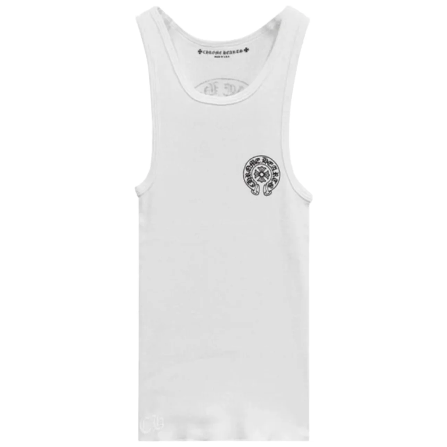 Chrome Hearts Horseshoe Tank Top White