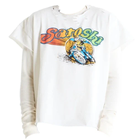 Satoshi Nakamoto 1977 Dirtbike Thermal Tee