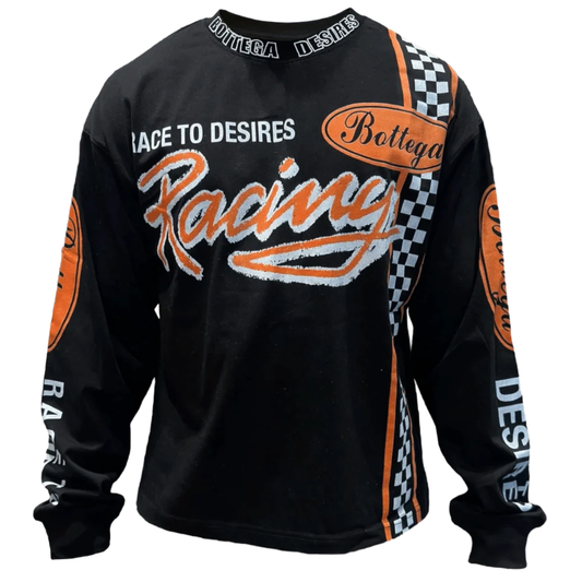 Bottega Desires Race to Desires Long Sleeve Tee