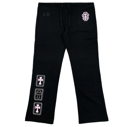 Chrome Hearts Deadly Doll Pink Dagger Logo Sweatsuit